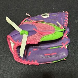 Franklin Mesh Tek Baseball Glove Girls Youth Size 9.5" 22804 Pink Purple‎